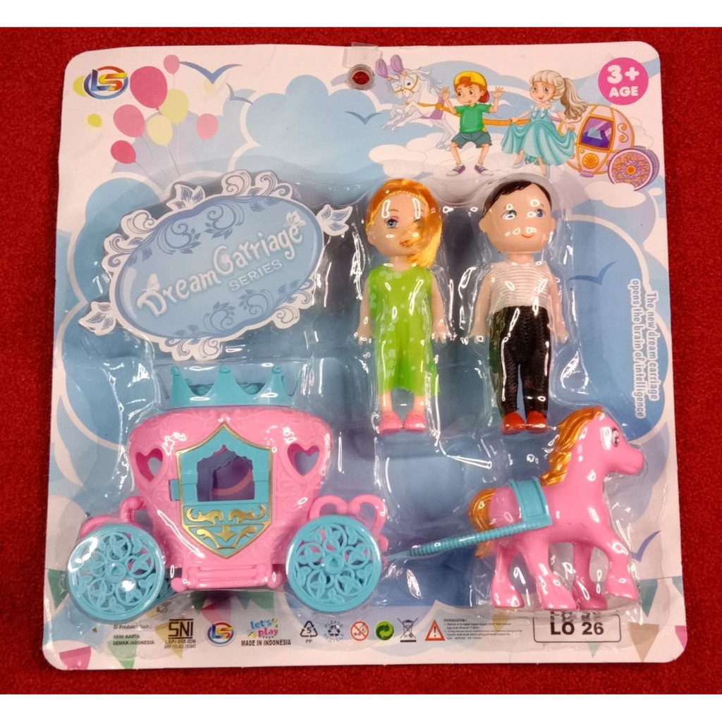 Ciustoys Dream Carriage Mainan Anak Boneka Lucu Kereta Kencana LO26