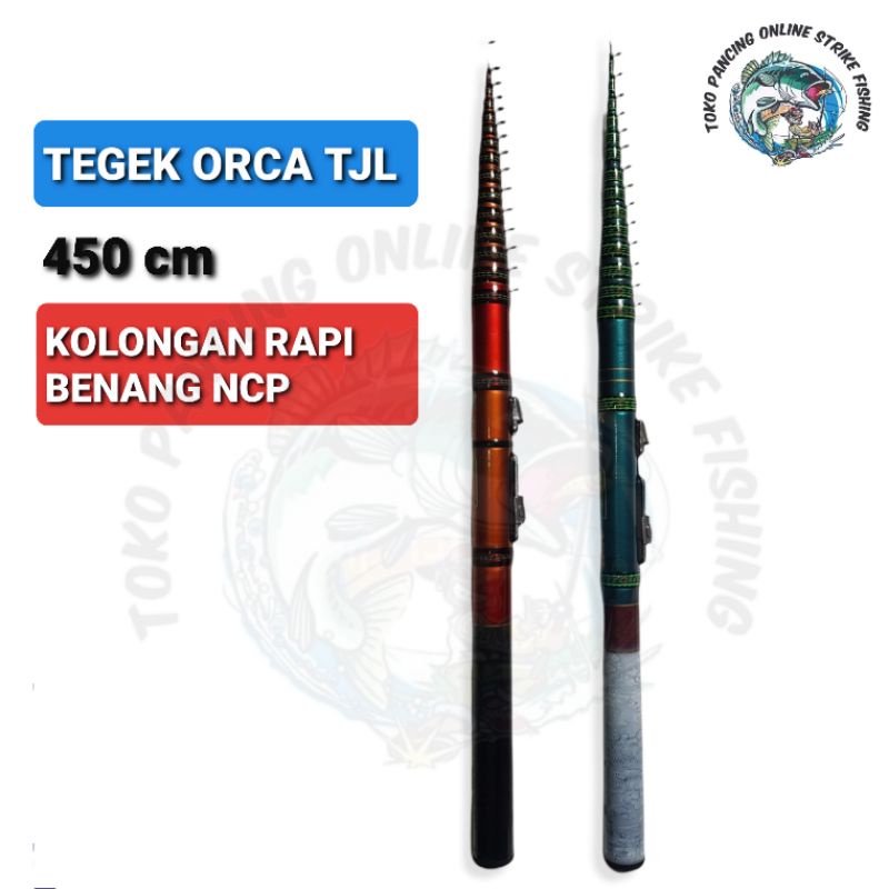 JORAN TEGEK ORCA TJL 450 CM SUDAH RING KOLONG