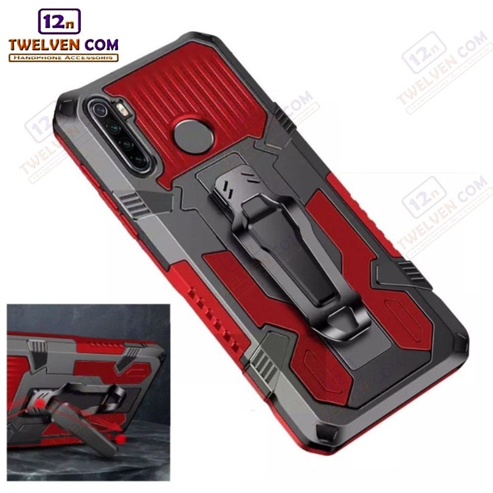 Case Shockproof Xiaomi Redmi Note 8 Armor Hardcase Stand Clip