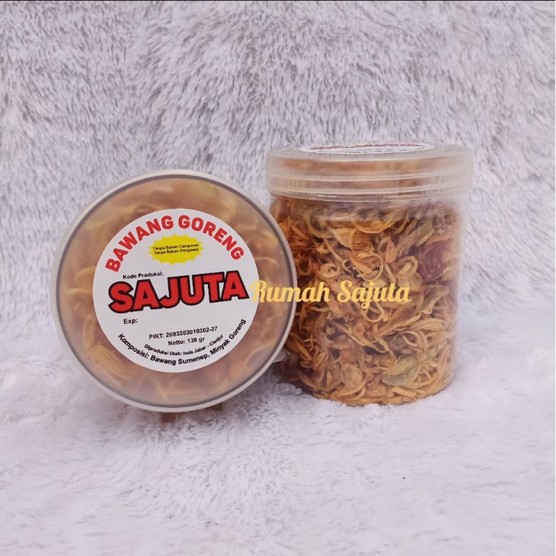 

Bawang goreng sumenep SAJUTA Netto 130gr grosir ecer