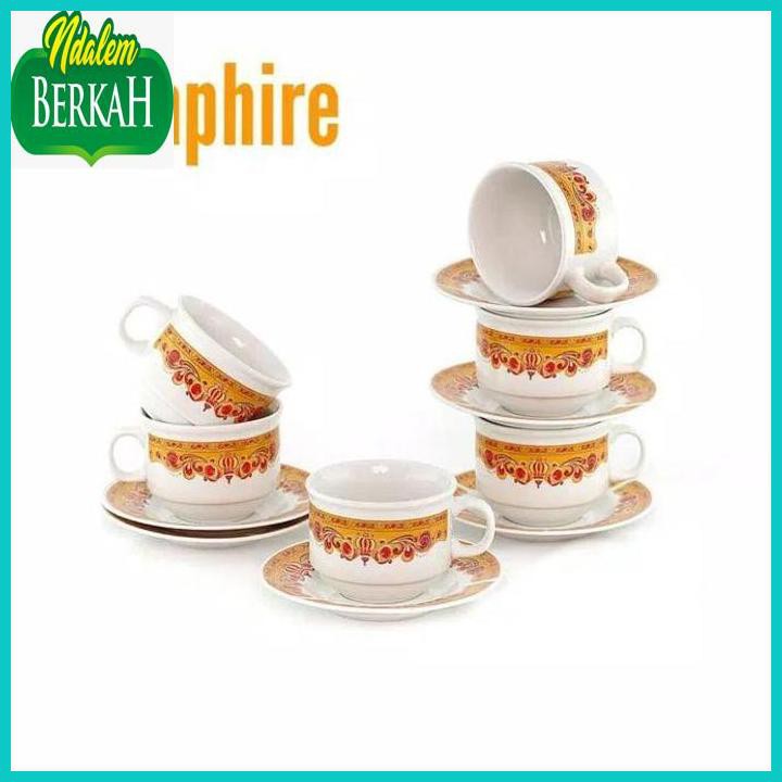 Cup And Saucers Vicenza Cs91/Cangkir Set Vicenza Stok Terbatas