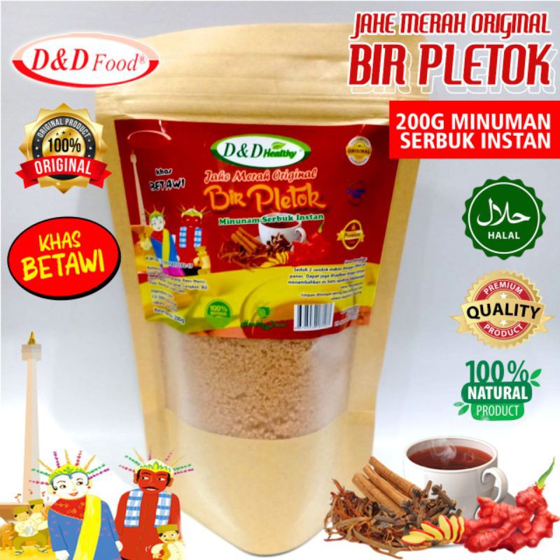 

Bir Pletok Jahe Merah Original 200g