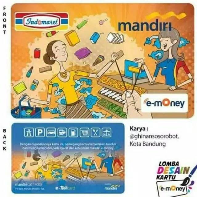 Indomaret Card e-Money Mandiri isi 200rb