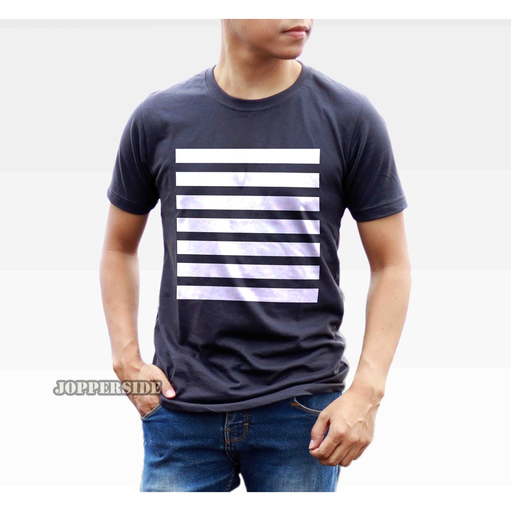 JOPPERSIDE T SHIRT KAOS POLOS SALUR GARIS DISTRO PRIA ORIGINAL PREMIUM TS80