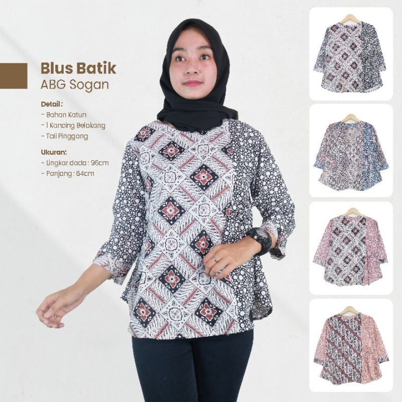 Blus Batik ABG Sogan - NairaBatik