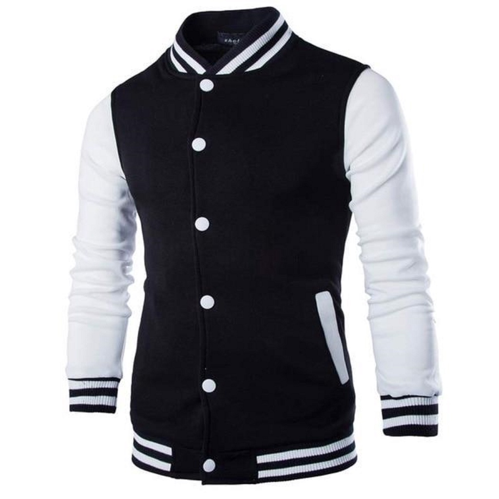 Jaket Baseball Polos II Jaket Varsity Basic II College Jacket II Jaket Sweater Varsity Milea