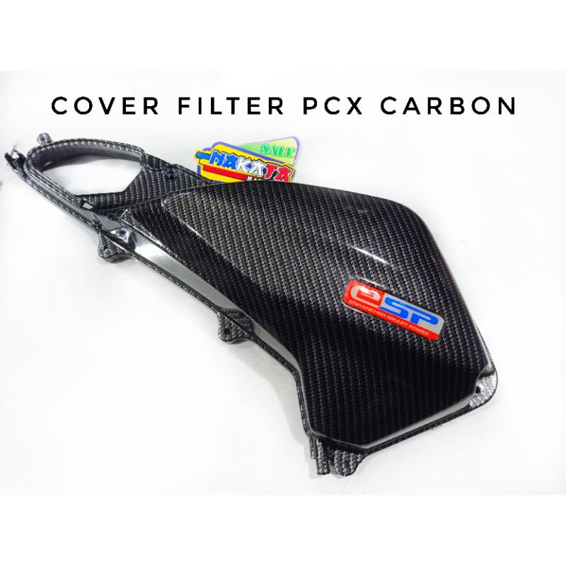 cover filter motor pcx carbon cover tutup filter pcx carbon pelindung filter pcx carbon tutup filter
