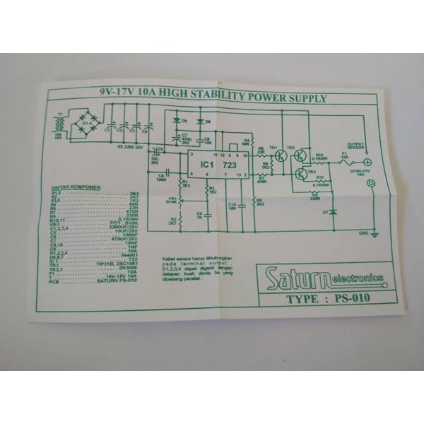 PCB 10A 9V-17V Stability PS-010