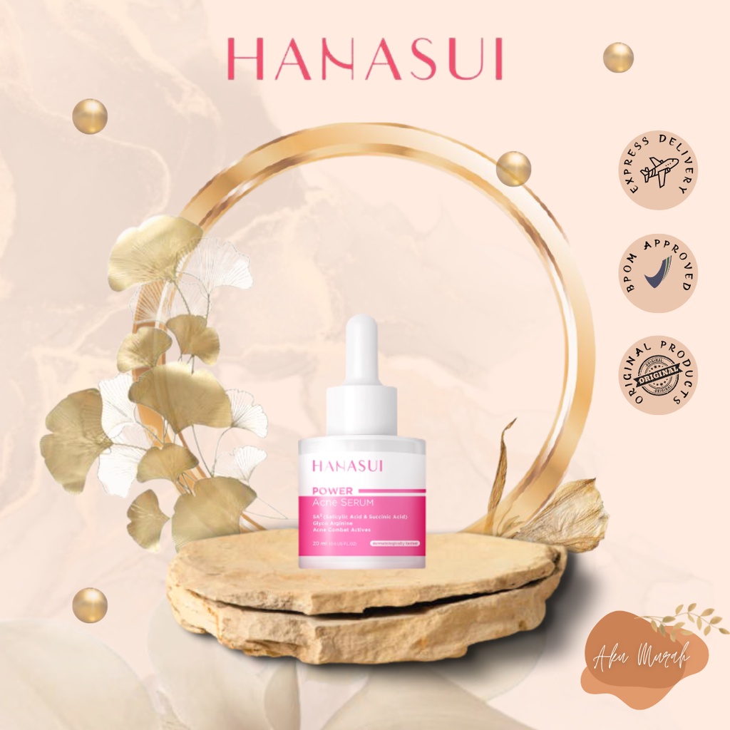 ✨ AKU MURAH ✨ Hanasui Power Acne Serum 20 Ml ORIGINAL (BOTOL PINK)