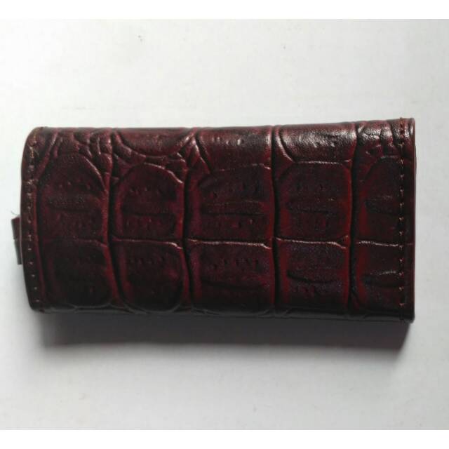 Gantungan kunci motor kulit asli