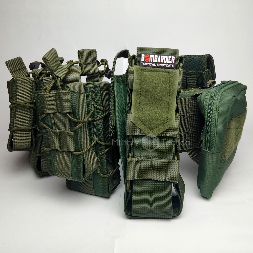 Kopel Set | Kopel Set Tactical | Kopel Set Lengkap | Kopel Set Multifungsi | Kopel Serbu | Warbelt | Kopel Set Hijau