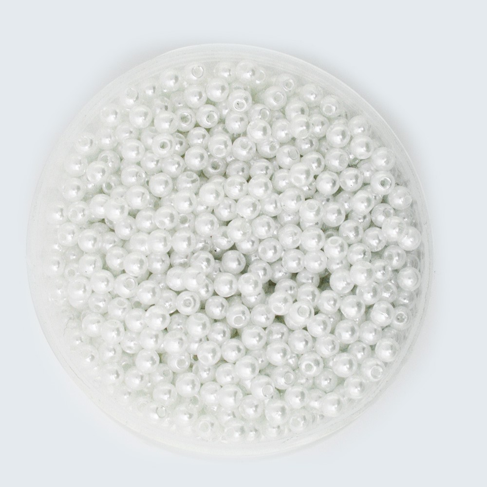 Fashion 4/6/8/10/12/14/16/18/20 MM 10-1000 PCS/Bag ABS Plastic Pearl Beads Clothing Accessories Sewing Embellishment