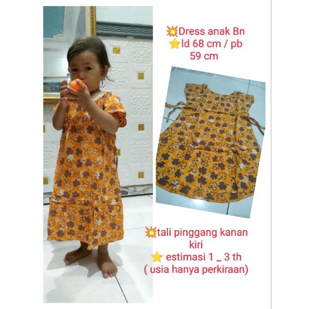 daster anak batita ori Pekalongan Qonita