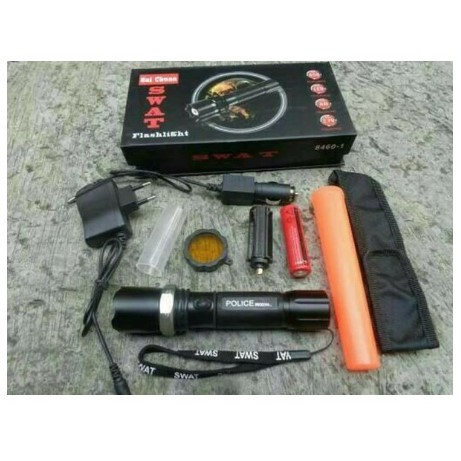 Senter Police swat Zoom 99000 watt outdoor gunung t