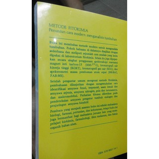 Jual Buku Metode Fitokimia Harborne Dede Pustaka Shopee Indonesia