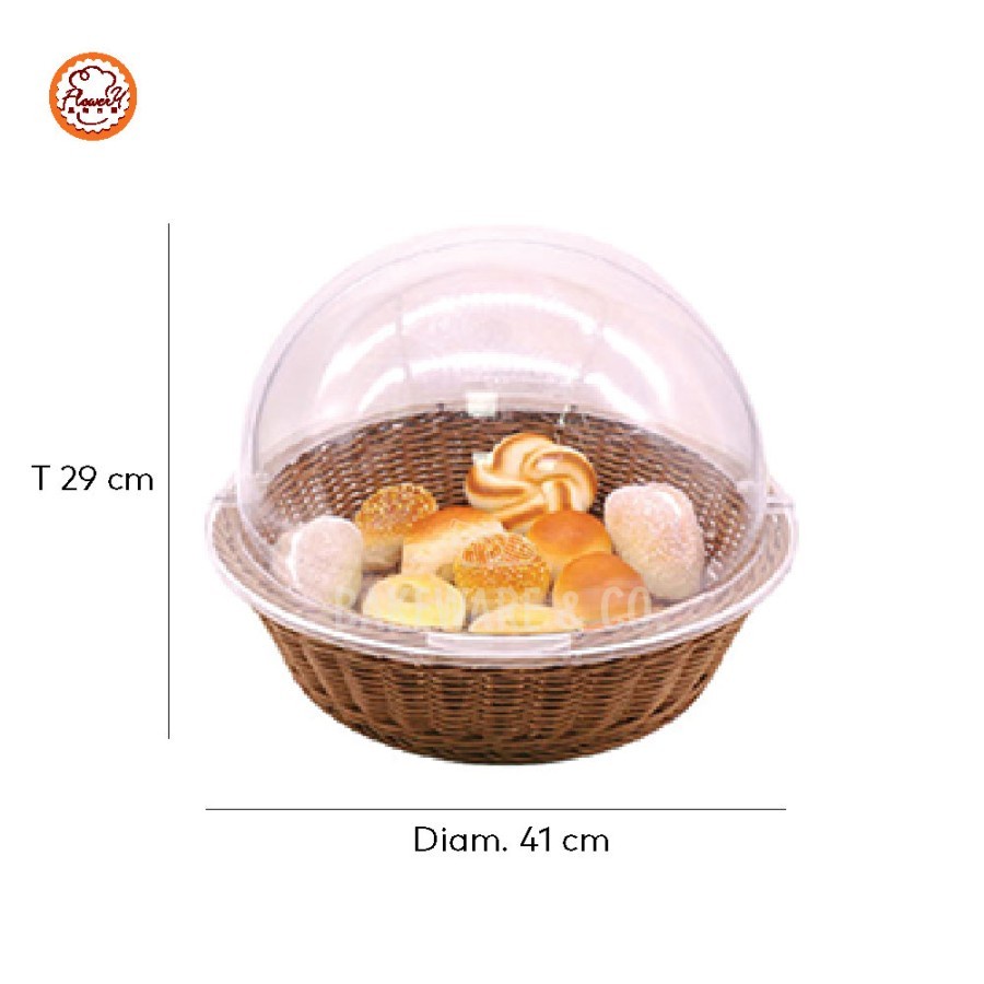 Keranjang Bulat Roti Baguette/ Basket Round Baguette Bread ⌀41cm