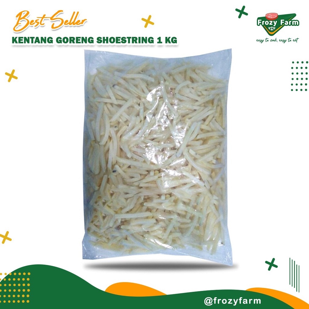 

KENTANG GORENG FRENCH FRIES SHOESTRING CURAH 1 KG