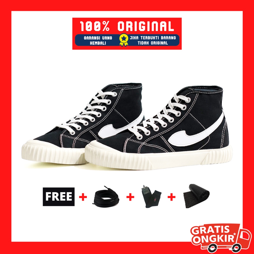 Original Not Sepatu Compass Vintage High - Sneakers Lokal Casual Pria dan Wanita