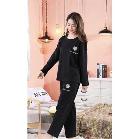 BAJU TIDUR MUSLIM KAOS IMPORT SET CELANA PANJANG KARET SIZE M-2XL NEW