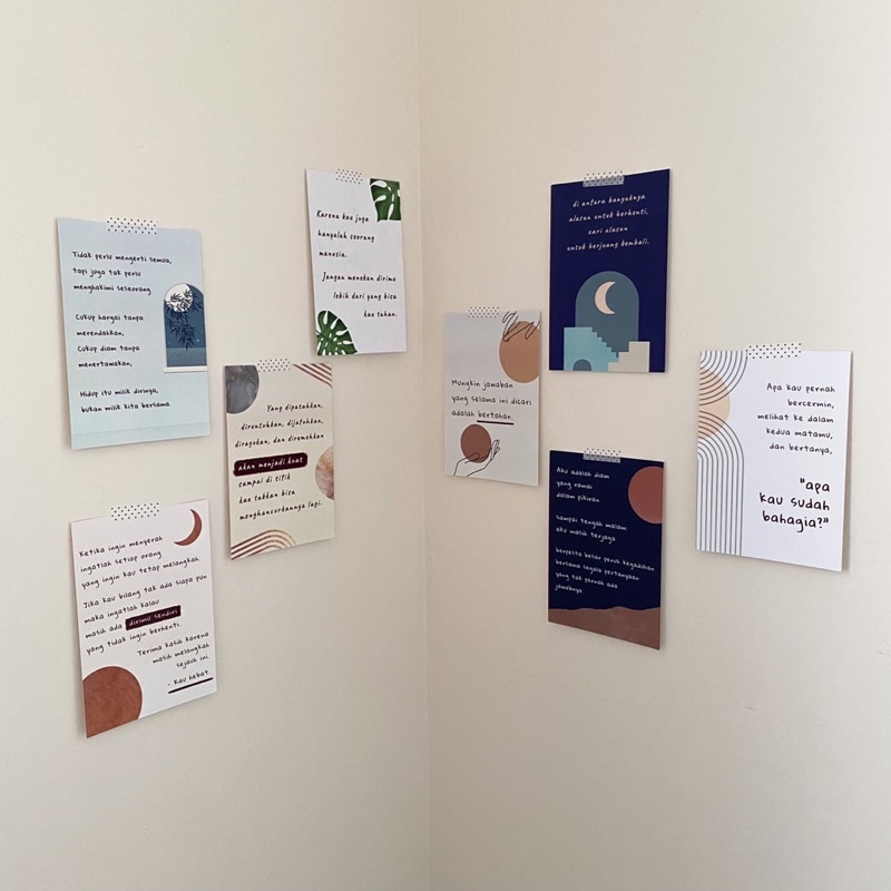 

[CLEARANCE SALE] Postcard Poster Photocard A6 Tulisan Shelby Hiasan Dekorasi Dinding Aesthetic Quotes/Kutipan/Motivasi/Affirmation/Puisi Wall Deco