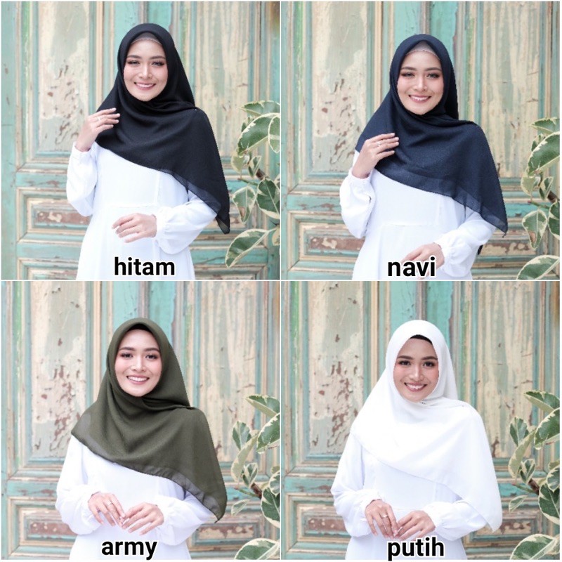 Hijab Segi 4 Paris Premium Part 1 /Jilbab Paris