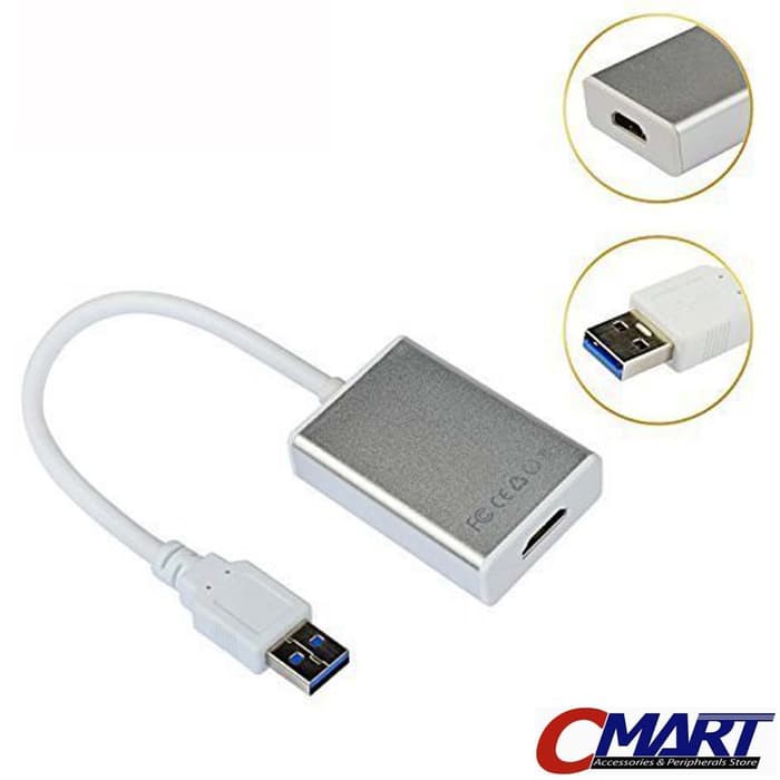 TERMURAH Lexcron USB 3.0 to HDMI Display Adapter - CON-UB3AMHDAF