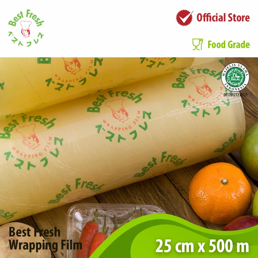 Best Fresh Wrapping Film 25cm x 500m Plastik Wrap Makanan 500 Meter Plastik Wrap