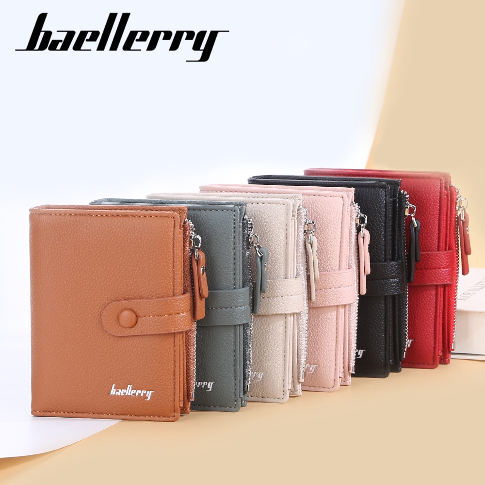 BAELLERRY N3236 Dompet Wanita Kecil Bahan Kulit PU Leather Premium WATCHKITE WKOS