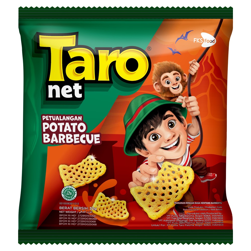 

Taro Net Snack Potato Barbeque 32g ACCJKT