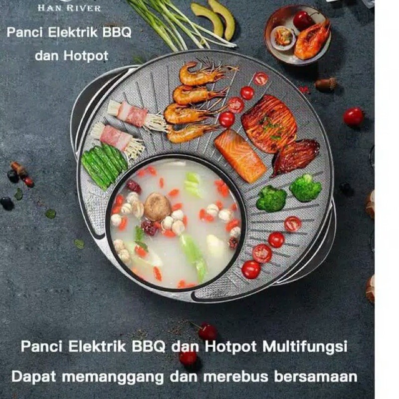hot pot elektrik BBQ