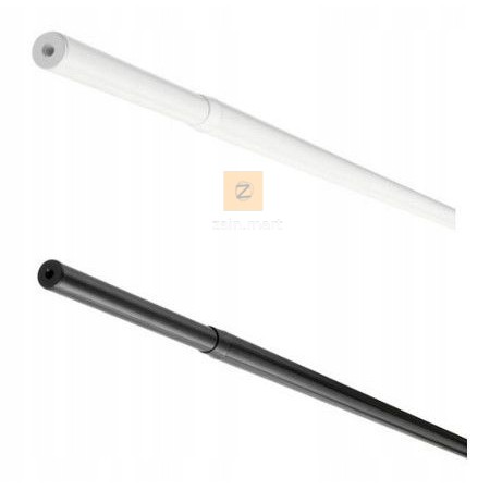 IKEA RACKA Batang Rel Tirai Gorden 70-120cm Hitam Putih