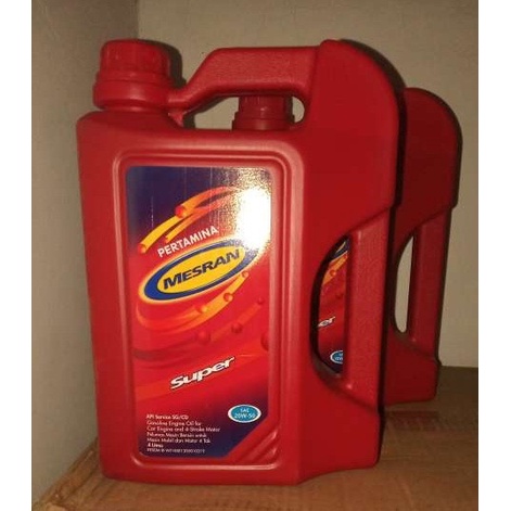 Oli MESIN mesran super SAE 20W/50 -4 liter