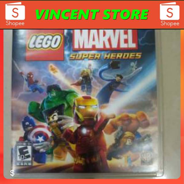 PRODUK ORIGINAL bd ps3 kaset game LEGO MARVEL SUPER HERO