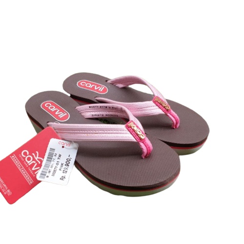 Carvil Moety-TW | Sandal Wedges Anak Perempuan Model Jepit tinggi hak 5cm Original 100%