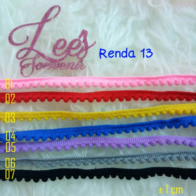 Renda 13 / Renda Bakso / Renda Pompom