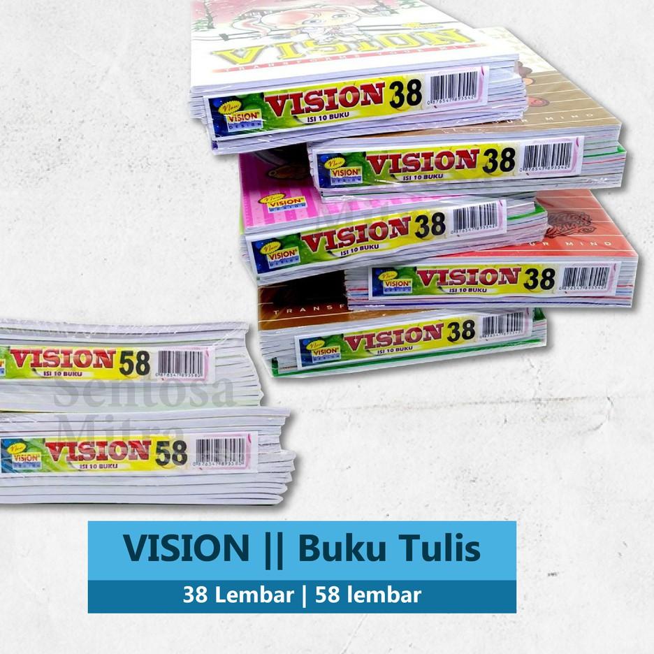 

Garansi Produk Buku Tulis Vision 38 & 58 Lembar 1 pak 10pcs