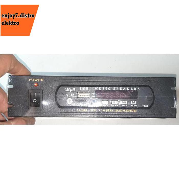 Rakitan Bluetooth Mp3 Usb Fm Player For Car Audio Dc12V 500Ma Bishele88 Murah