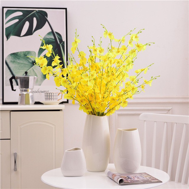 COD BUNGA ANGGREK  BUNGA  PLASTIK BUNGA ARTIFISIAL BUNGA PAJANGAN  IMITASI BUNGA HIASAN BT9012-5