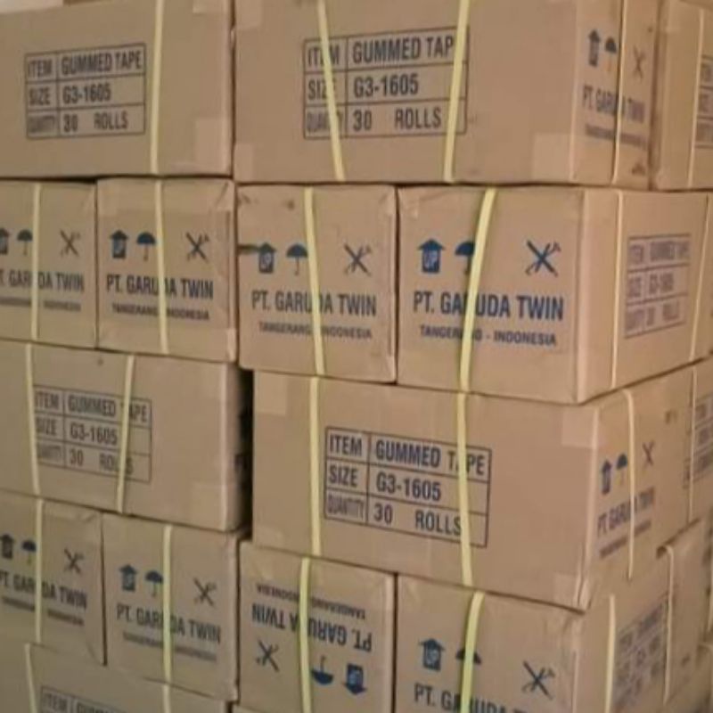 Gummed Tape Garuda Twin Perekat Veneer 16mm x 550 m