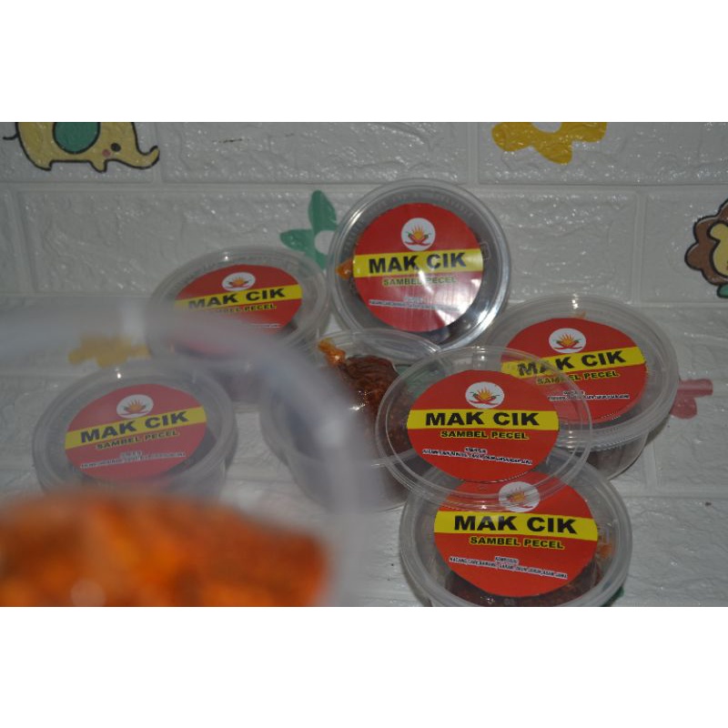 

SAMBEL PECEL MAK CIK 225 gr / SAMBEL PECAL MAK CIK / SAMBEL PECEL KHAS JAWA TIMUR / BUMBU PECEL / SAMBAL KACANG / BUMBU PECAL