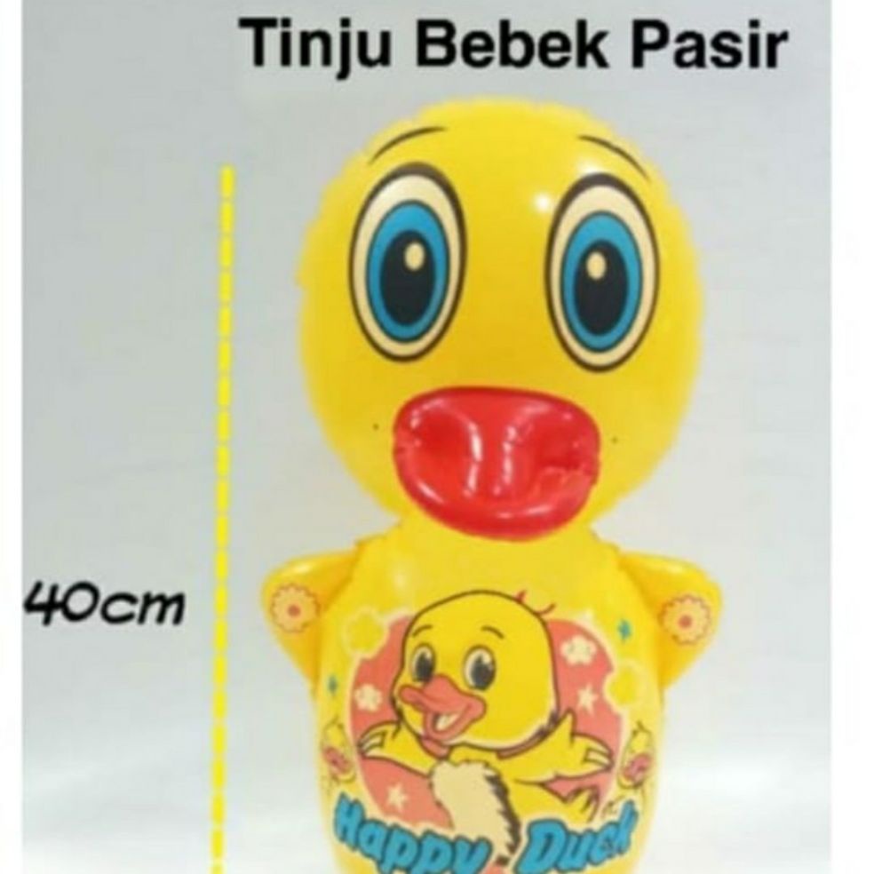 1 BIJI BALON TIUP BEBEK PASIR 30 CM murah – Mainan Balon BEBEK PASIR TIUP – BALON TIUP TINJU BEBEK