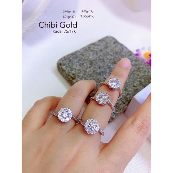 CHIBIGOLD - Cincin emas asli 75394401  #chibigold