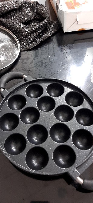 Cetakan Takoyaki 19 Lubang Lebih Banyak Panci Anti Lengket Paling Laris