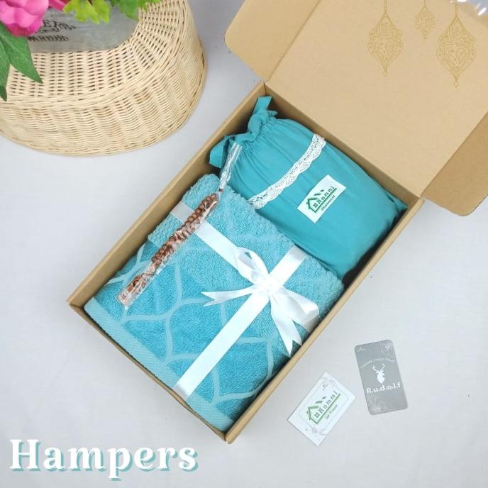 

Hampers Hadiah Lebaran LIMITED EDITION Mukena dan Handuk