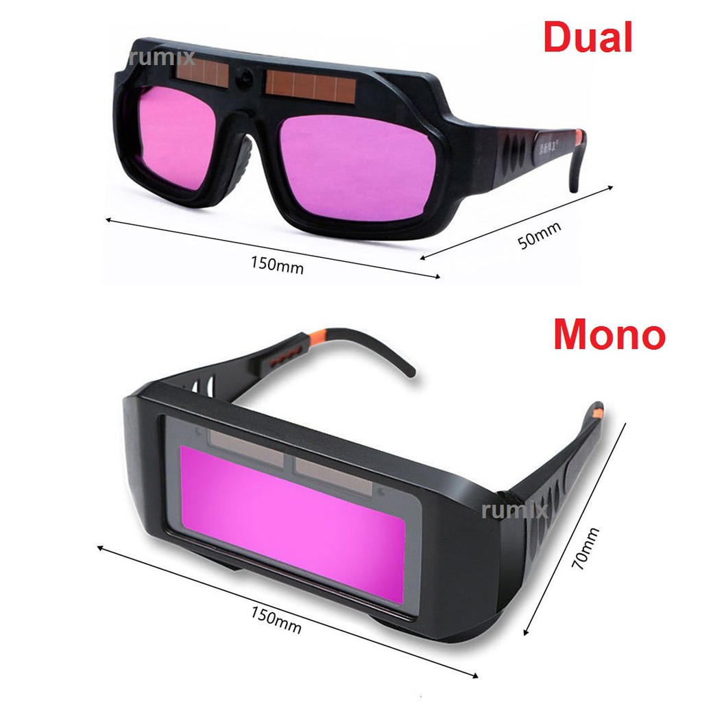 Kacamata Las Otomatis Kacamata Welding Glasses Auto Darkness Kacamata Tukang Las Anti Silau Solar