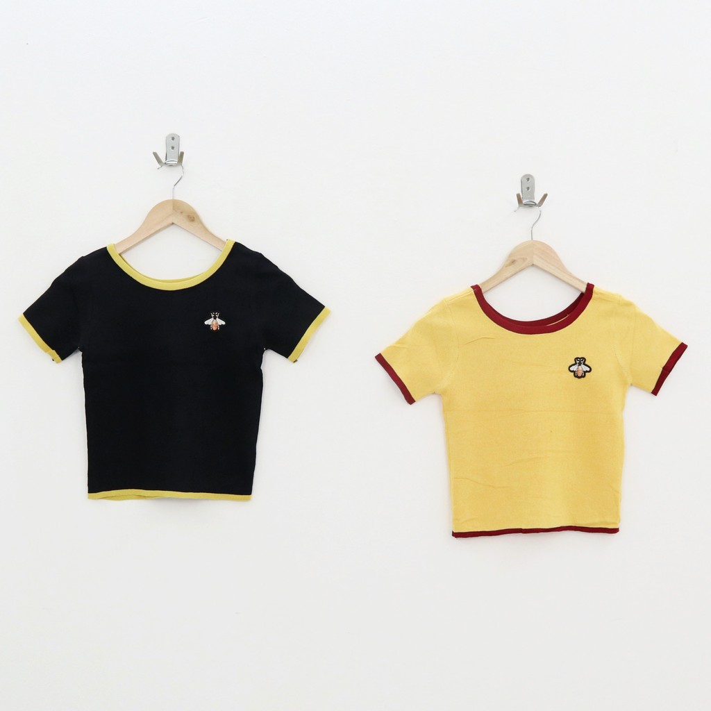 Bee knit tee  -Thejanclothes