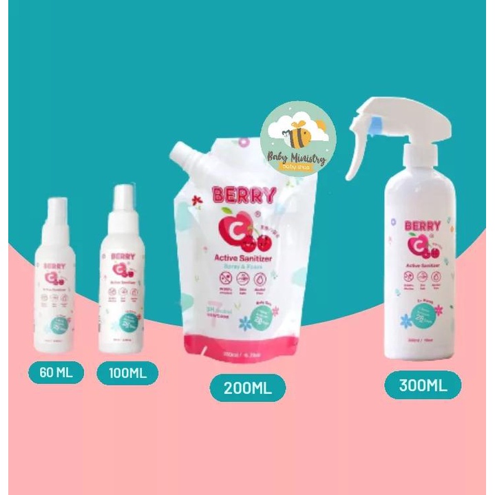 BERRY C ACTIVE SANITIZER REFILL 200ML / HAND SANITIZER REFILL