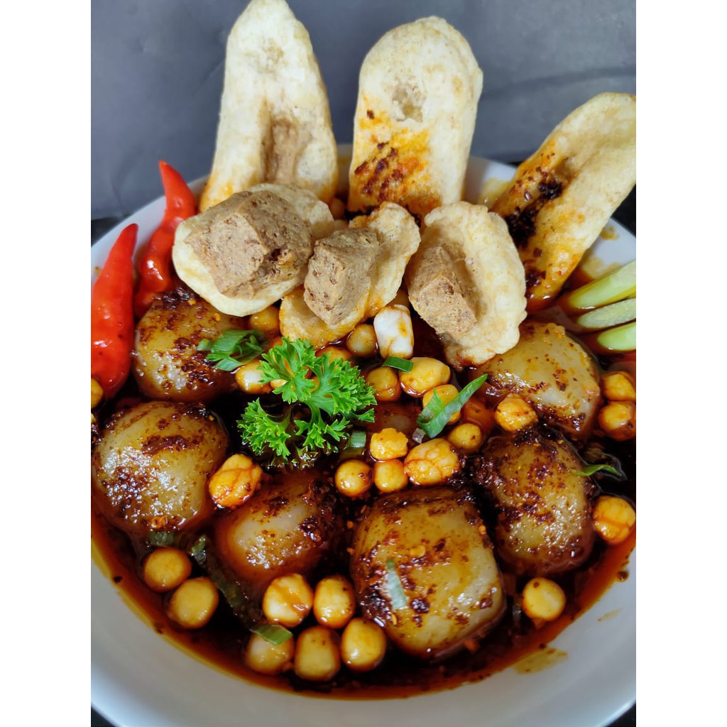 Baso Aci BAPPER boci Premium &amp; CILOKBA Cilok bapper baso aci Baper baper sambel mercon