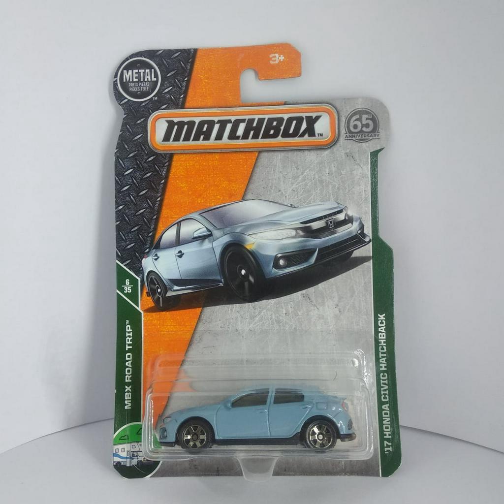 Matchbox - 17 Honda Civic Hatchback Blue MBX Road Trip