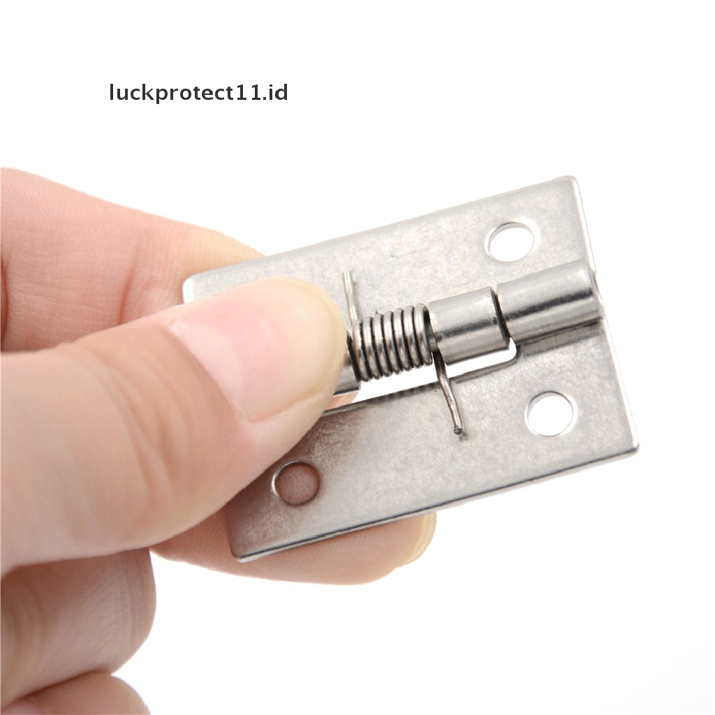 // Hg &amp; ID// Engsel Pintu Tarik Spring Sudut Penutup Sendiri Stainless Steel Panjang 2inch